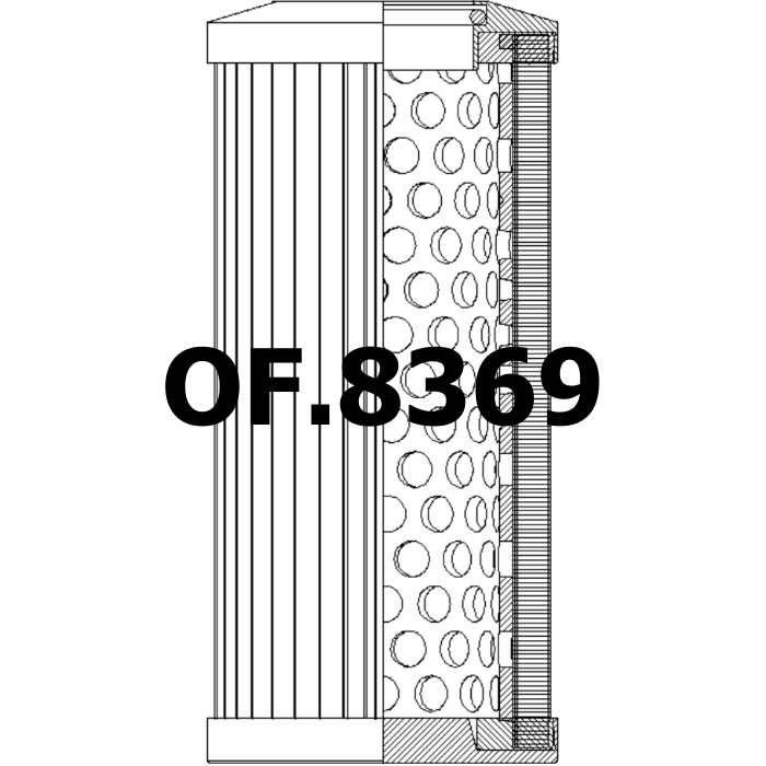 Side of Compair-Demag 10623365 - Oil Filter
