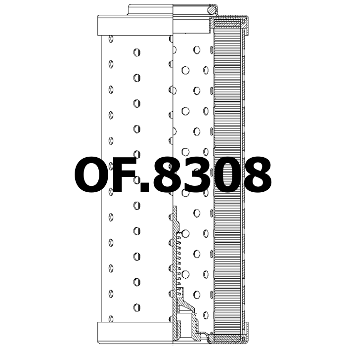 Side of Digoema DGMH1352 - Oil Filter