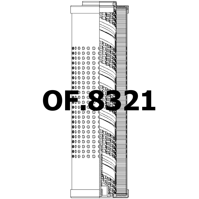 Side of Digoema DGMH2056 - Oil Filter