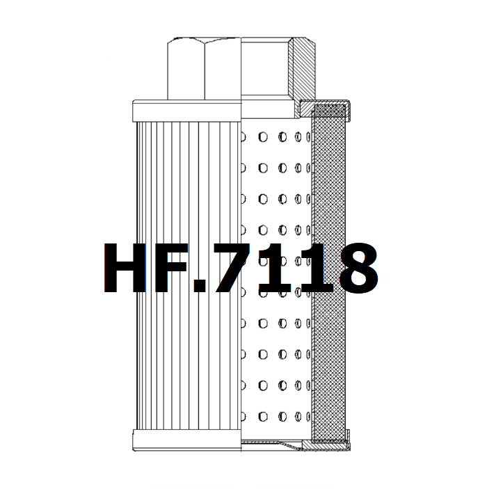 Side of Domange CS3L100 - Hydraulic Filter