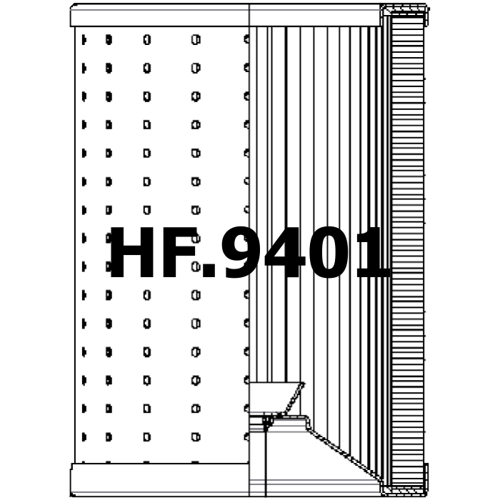 Side of Donaldson CRS3006 - Hydraulic Filter