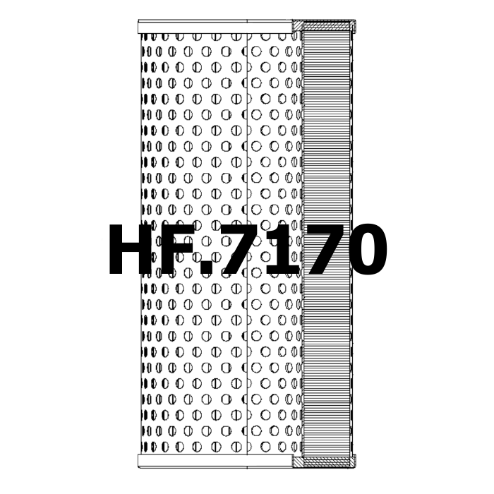 Side of Donaldson HFP551158 - Filtro idraulico