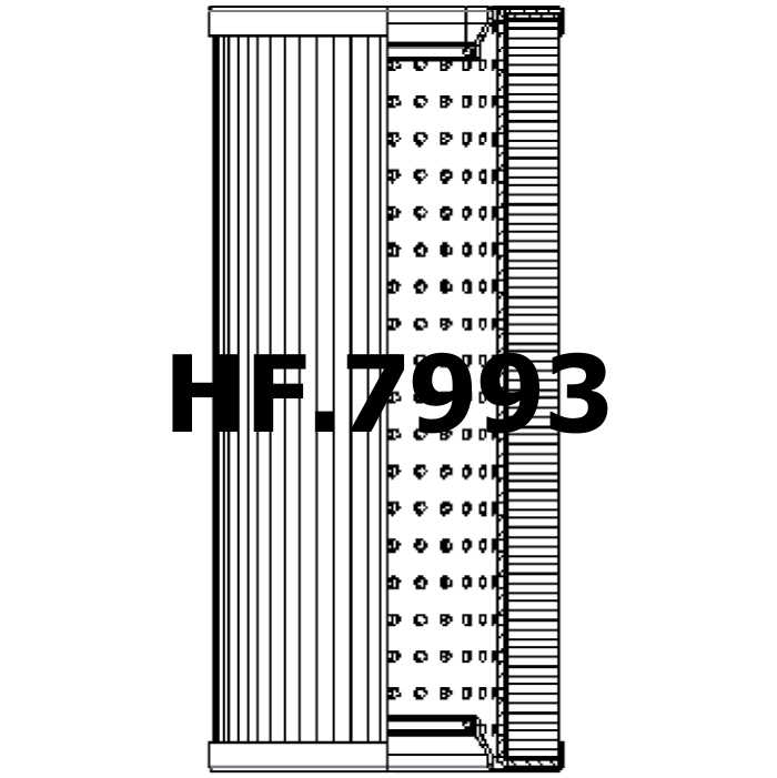 Side of Donaldson P165166 - Hydraulic Filter