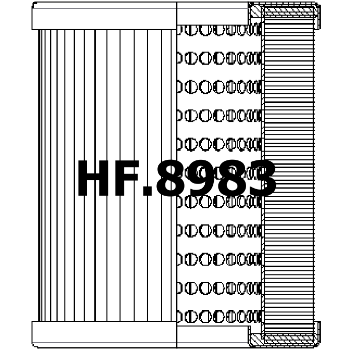 Side of Donaldson P171683 - Hydraulic Filter