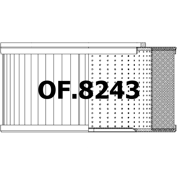 Side of Doosan 24719401A - Oil Filter