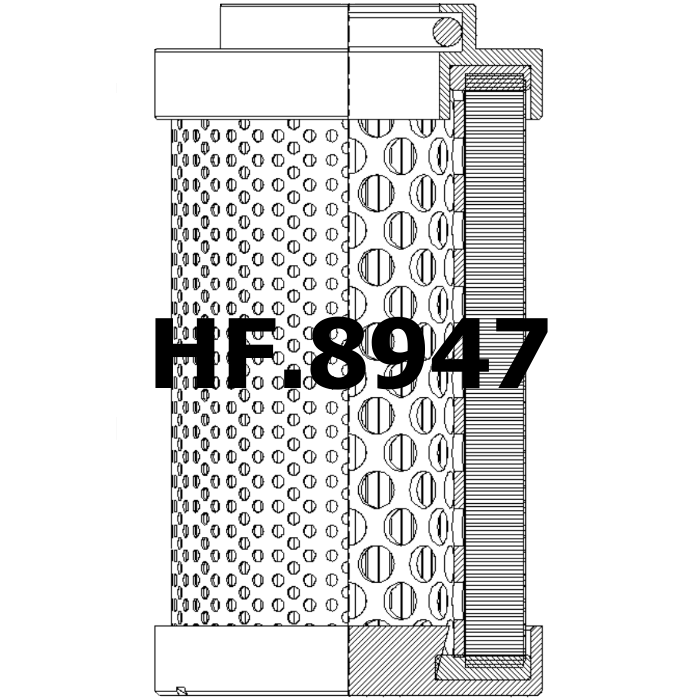 Side of Epe E400HL660H20 - Hydraulic Filter