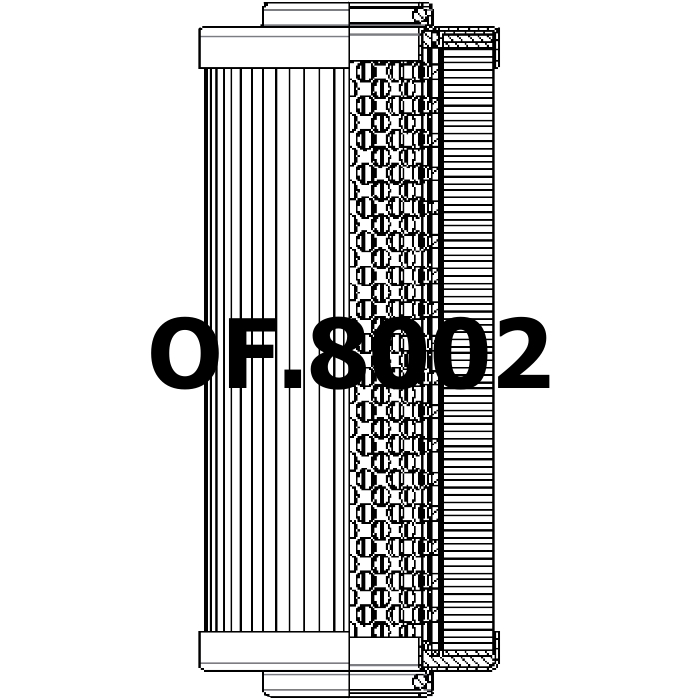 Side of Fai Filtri 001-6-0004 - Oil Filter