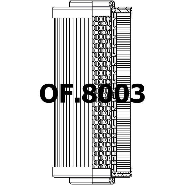 Side of Fai Filtri 001-6-0005 - Oil Filter