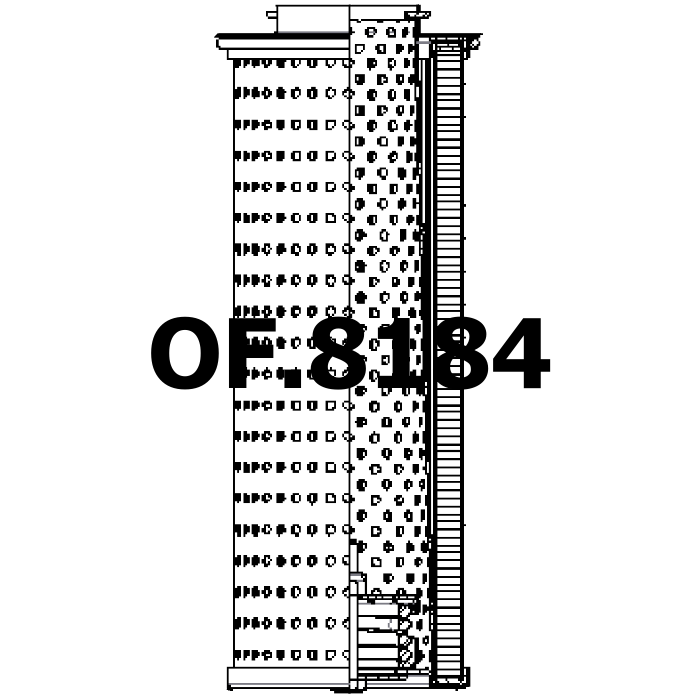 Side of Fai Filtri 001-7-0381 - Oil Filter