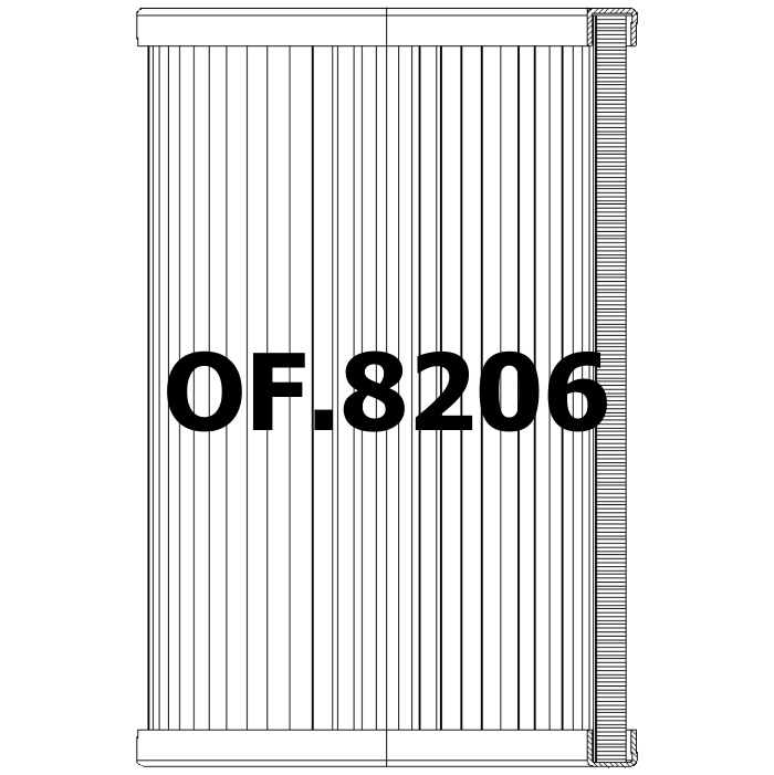 Side of Fai Filtri 001-8-0166 - Oil Filter