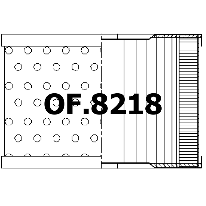 Side of Fai Filtri 001-8-0494 - Oil Filter