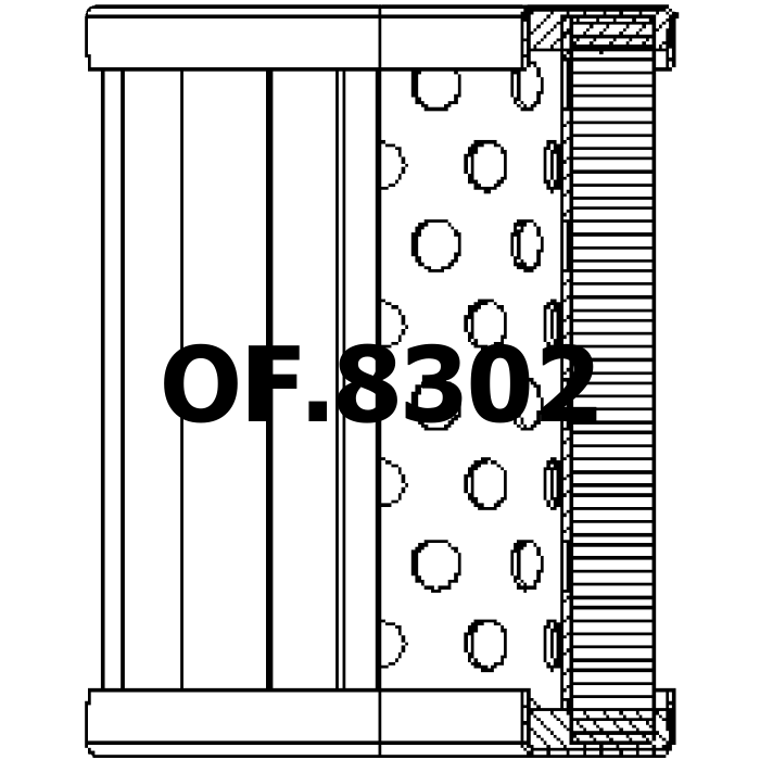 Side of Fai Filtri 025-4-0502 - Oil Filter