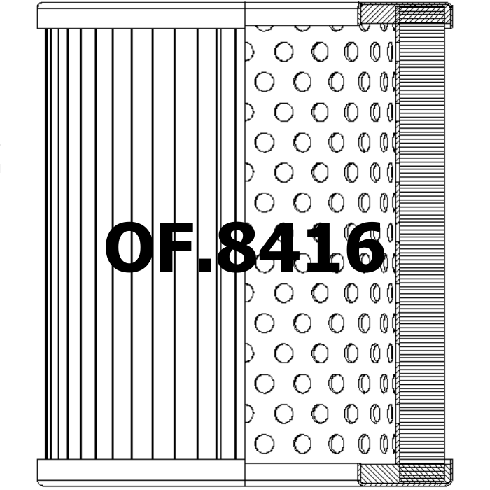 Side of Fai Filtri 025-4-2206 - Oil Filter