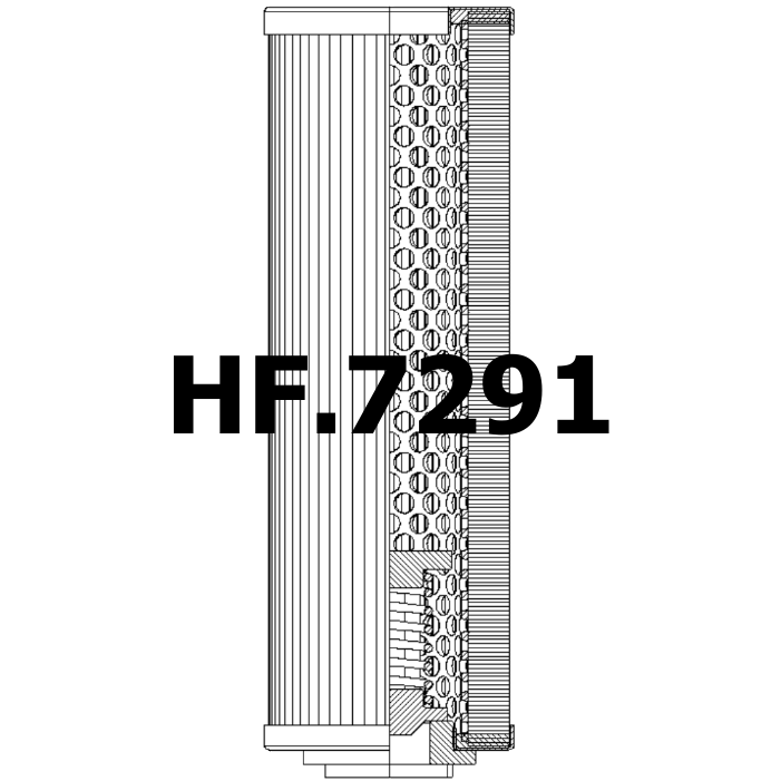 Side of Fai Filtri CF-01-E-120-B-A25-NV - Hydraulic Filter
