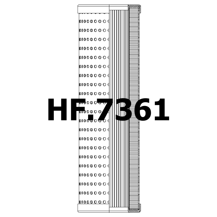 Side of Fai Filtri CF-01-TS-625-B-M90-NA - Hydraulic Filter
