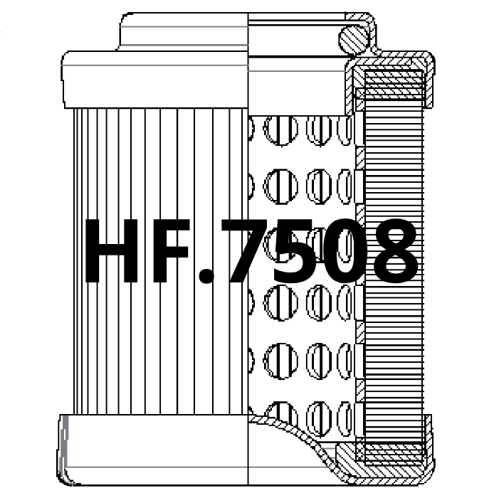 Side of Fai Filtri CF-135-0-M60-NA - Hydraulic Filter