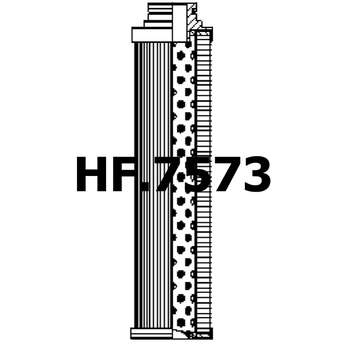 Side of Fai Filtri CF-18-P-2-A25-NA - Hydraulic Filter