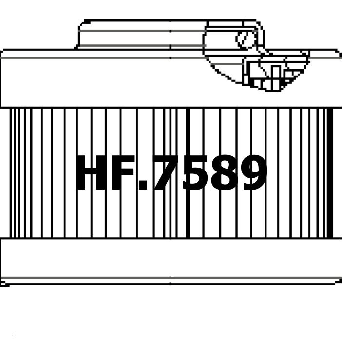 Side of Fai Filtri CF-2-10-A06-NA - Hydraulikfilter
