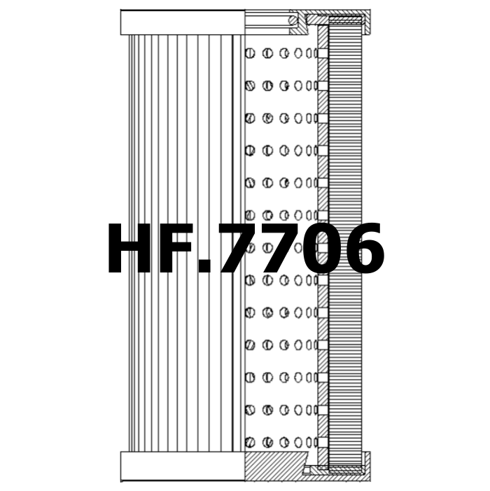 Side of Fai Filtri CF-8-034-A25-HA - Hydraulic Filter