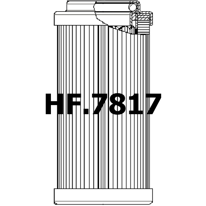 Side of Fai Filtri CF-8-127-P25-HA - Hydraulic Filter