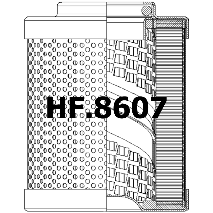 Side of Fai Filtri D-0055-A25-CHA - Hydraulic Filter