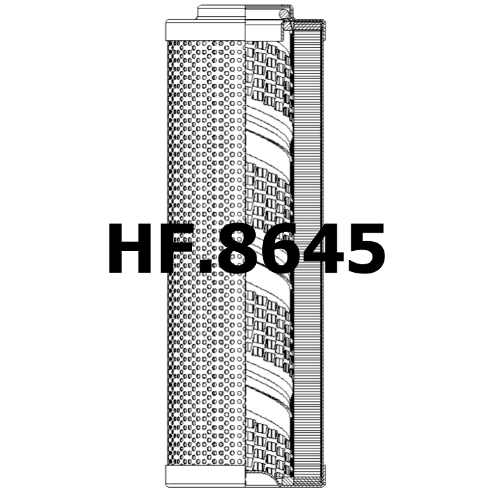 Side of Fai Filtri D-0075-A25-CHA - Hydraulic Filter