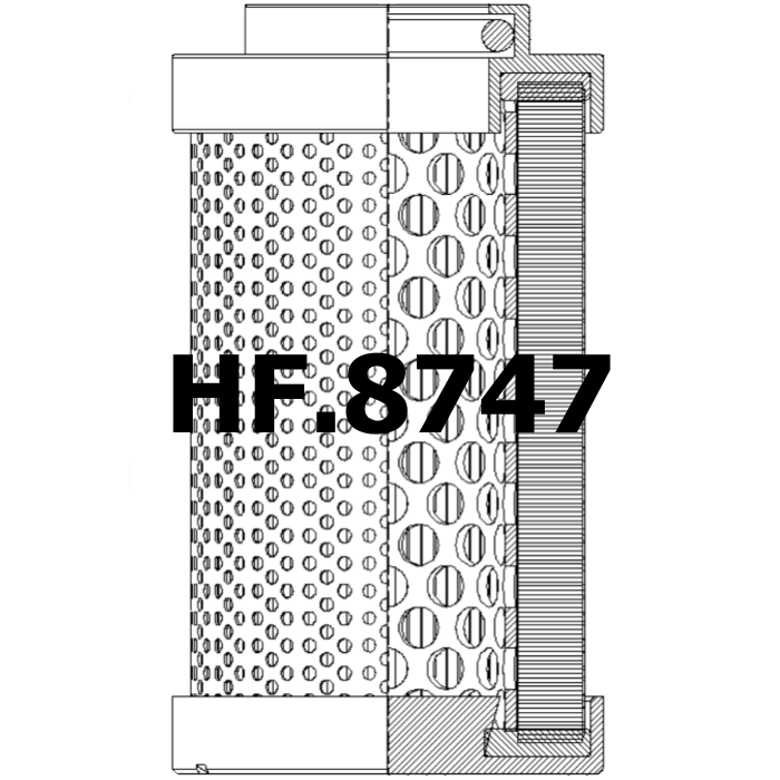 Side of Fai Filtri D-0160-A10-CHV - Hydraulic Filter