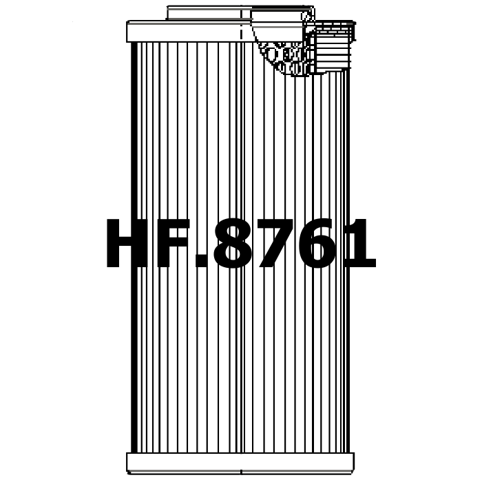 Side of Fai Filtri D-0160-P10-NA - Hydraulic Filter
