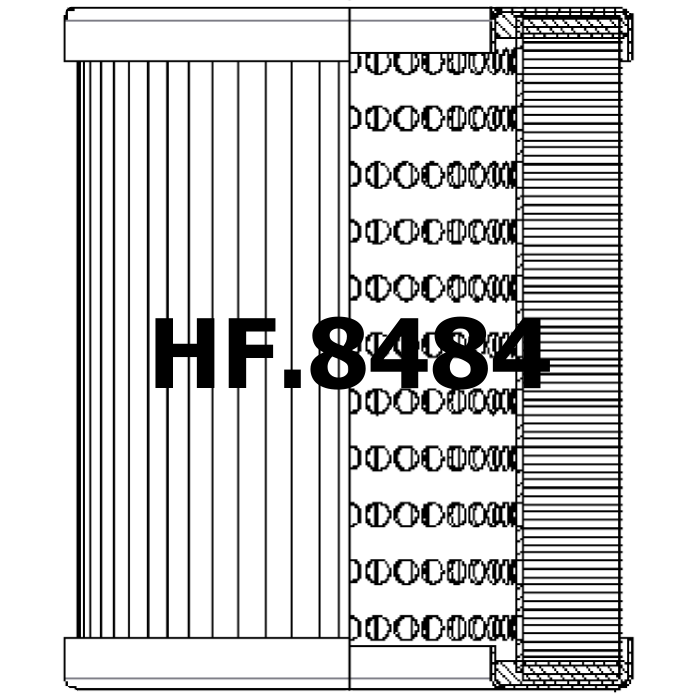 Side of Fai Filtri MU-040-M60 - Hydraulic Filter