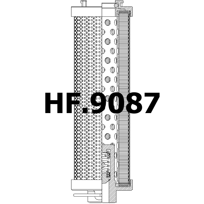 Side of Fai Filtri R-0160-M25-NHA - Hydraulic Filter