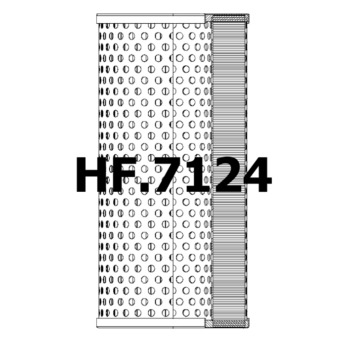 Side of Fawcett B40010L - Hydraulic Filter