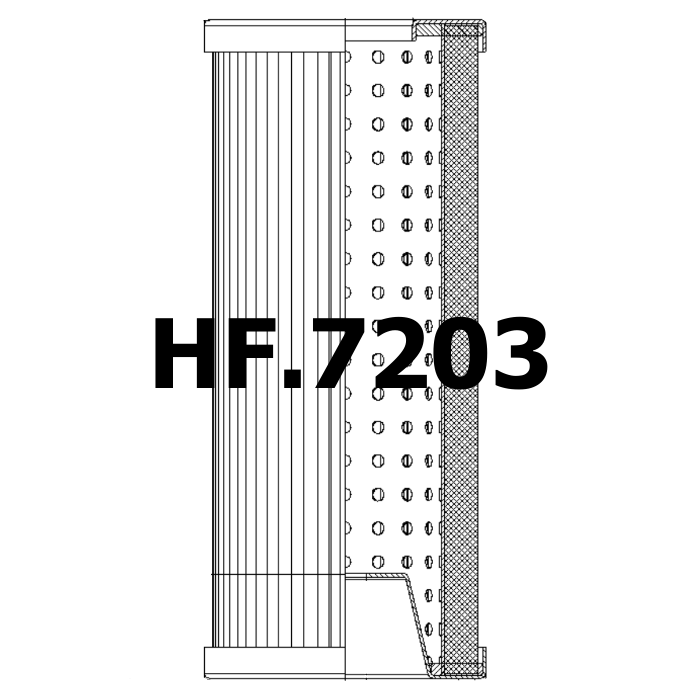 Side of Fiaam FH1508 - Hydraulic Filter