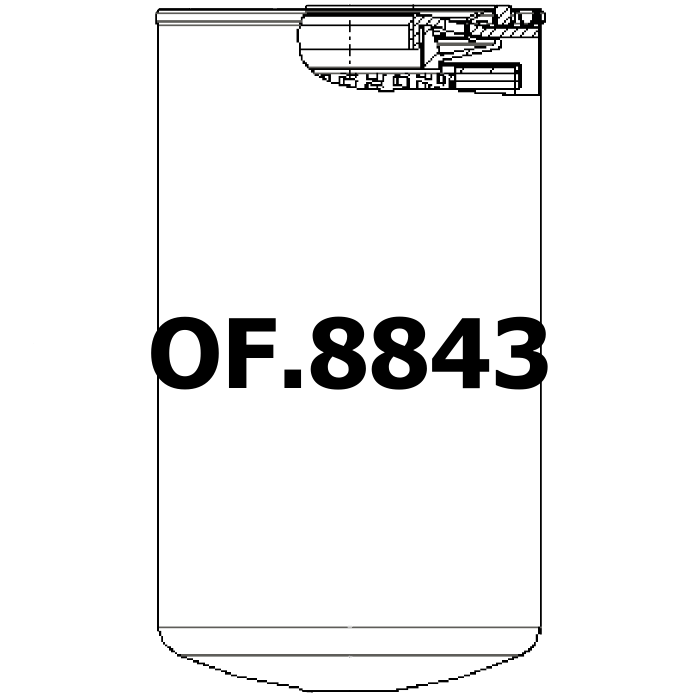 Side of Filtrec A220T125BM - Oil Filter