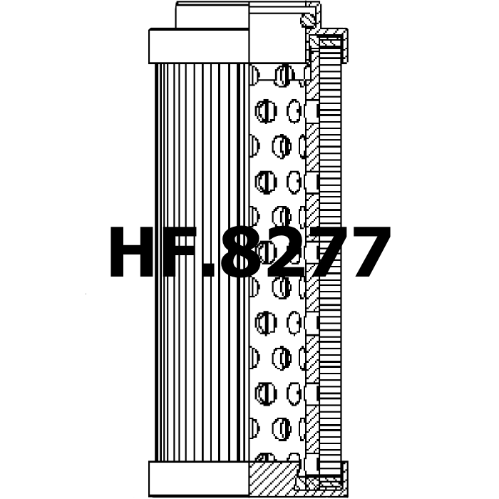 Side of Filtrec D122G15B - Hydraulikfilter