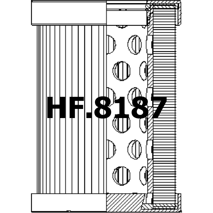 Side of Filtrec D141G10BV - Hydraulic Filter