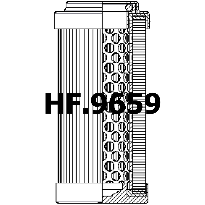 Side of Filtrec D310C10A - Hydraulic Filter