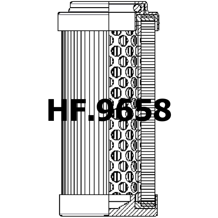 Side of Filtrec D310G25A - Hydraulic Filter