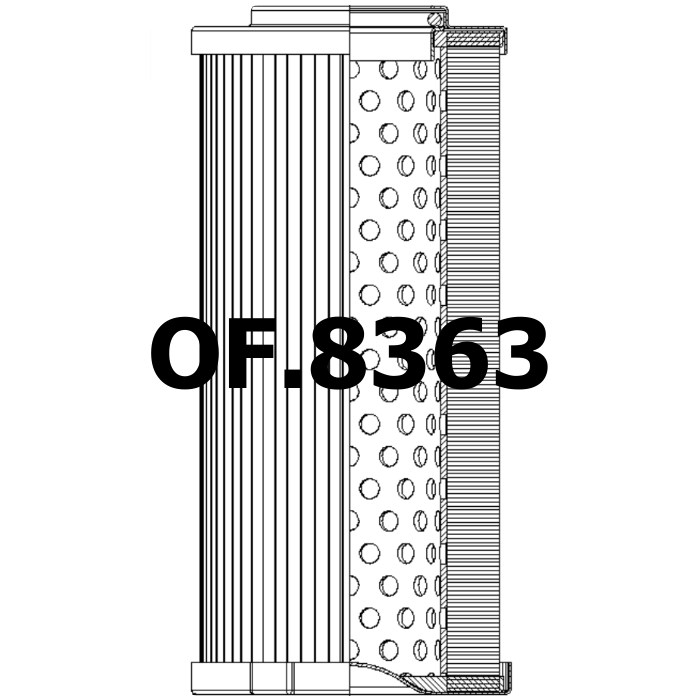 Side of Filtrec D840G10A - Oil Filter