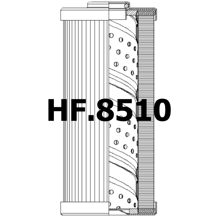 Side of Filtrec D910G25AV - Hydraulic Filter