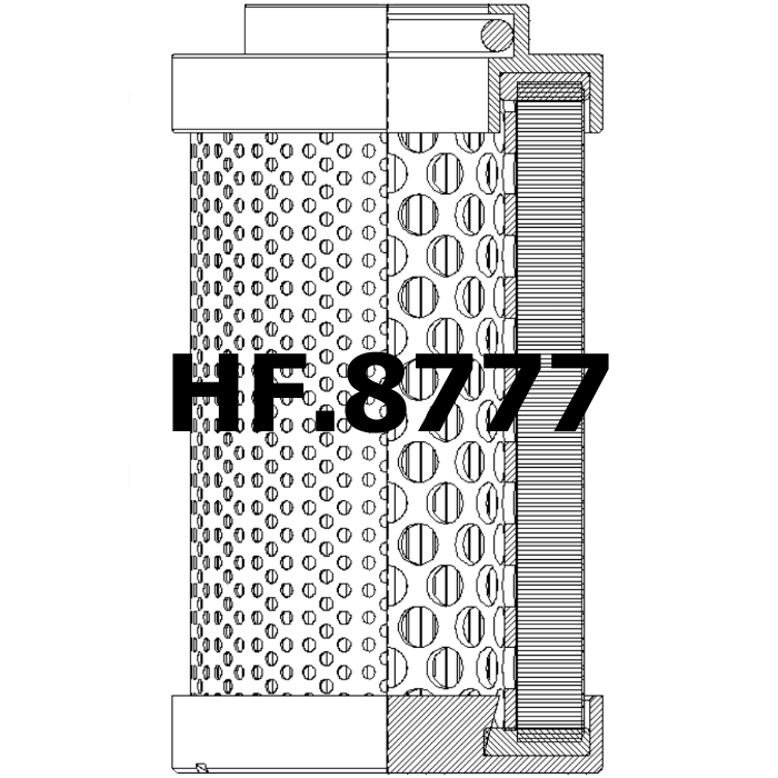 Side of Filtrec DHD330B100B - Hydraulic Filter