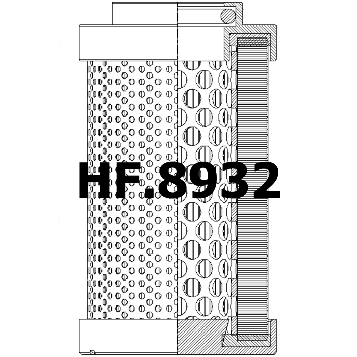 Side of Filtrec DHD660G05B - Hydraulic Filter