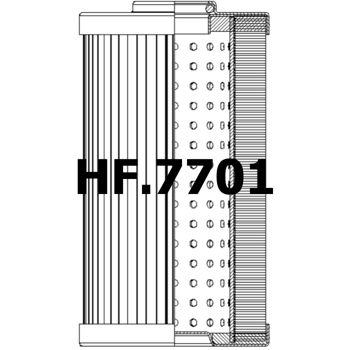 Side of Filtrec DMD034E03B - Hydrauliek filter