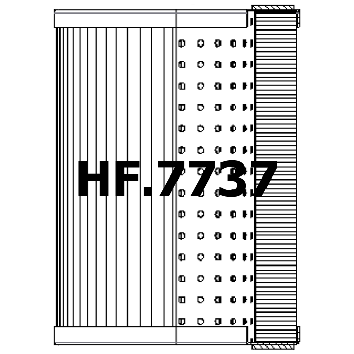 Side of Filtrec DMD070B25B - Hydraulic Filter