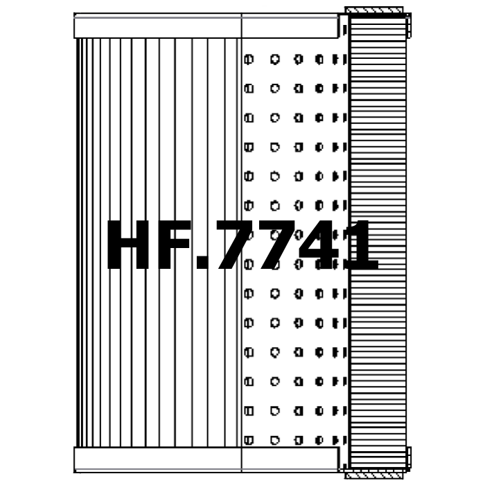 Side of Filtrec DMD070L20B - Hydraulic Filter