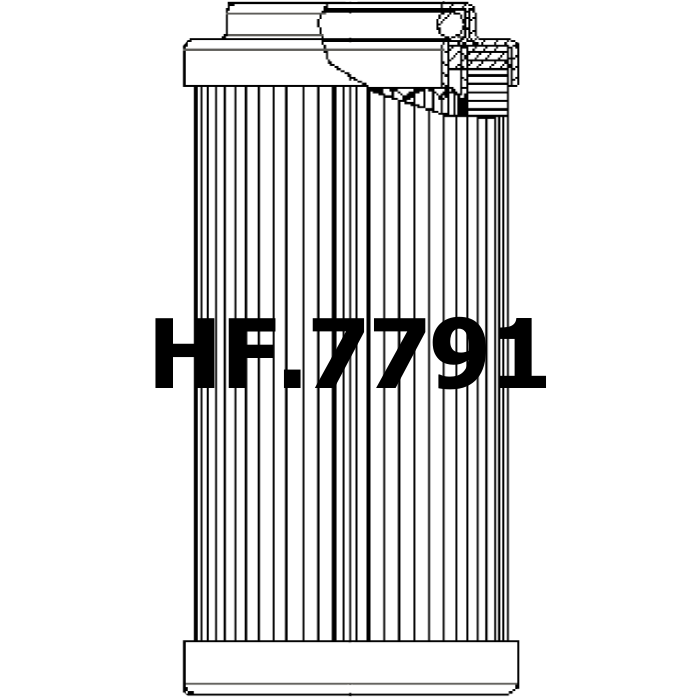 Side of Filtrec DMD126D10B - Hydraulic Filter