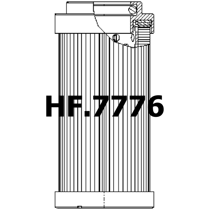 Side of Filtrec DMD126F05B - Hydraulic Filter