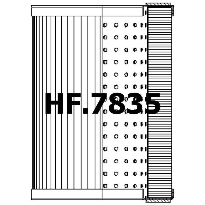Side of Filtrec DMD264E03B - Hydraulic Filter