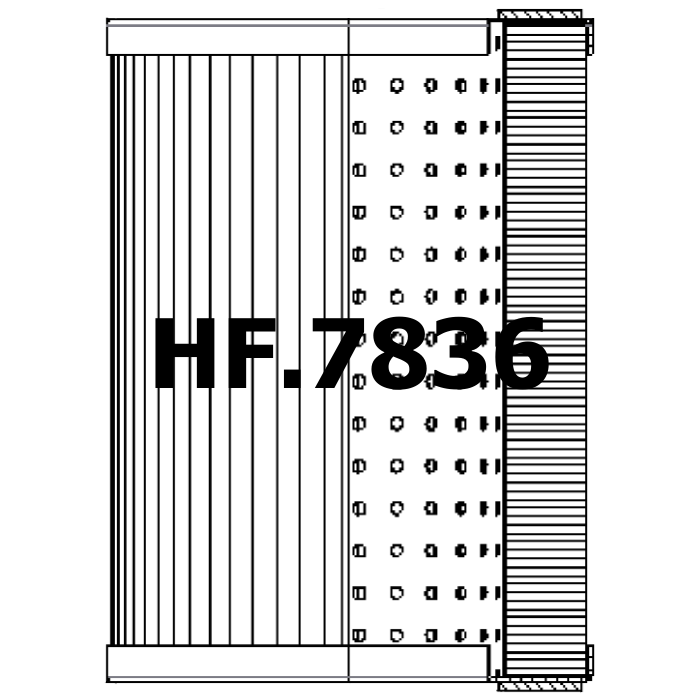 Side of Filtrec DMD264E10B - Hydraulic Filter