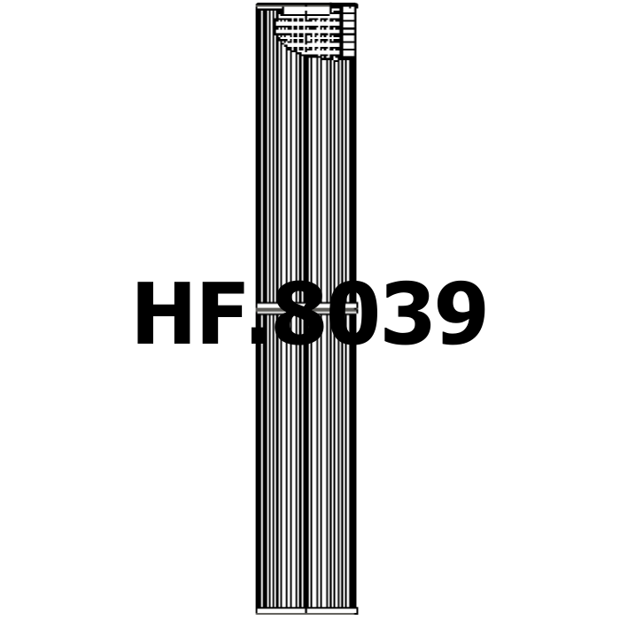 Side of Filtrec DMD761E10B - Hydraulikfilter