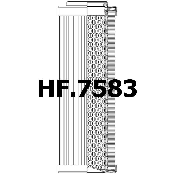 Side of Filtrec DVD20018K10B - Hydraulic Filter